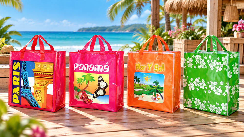 PVC Transparent shopping bag & PP/PE weaving bag